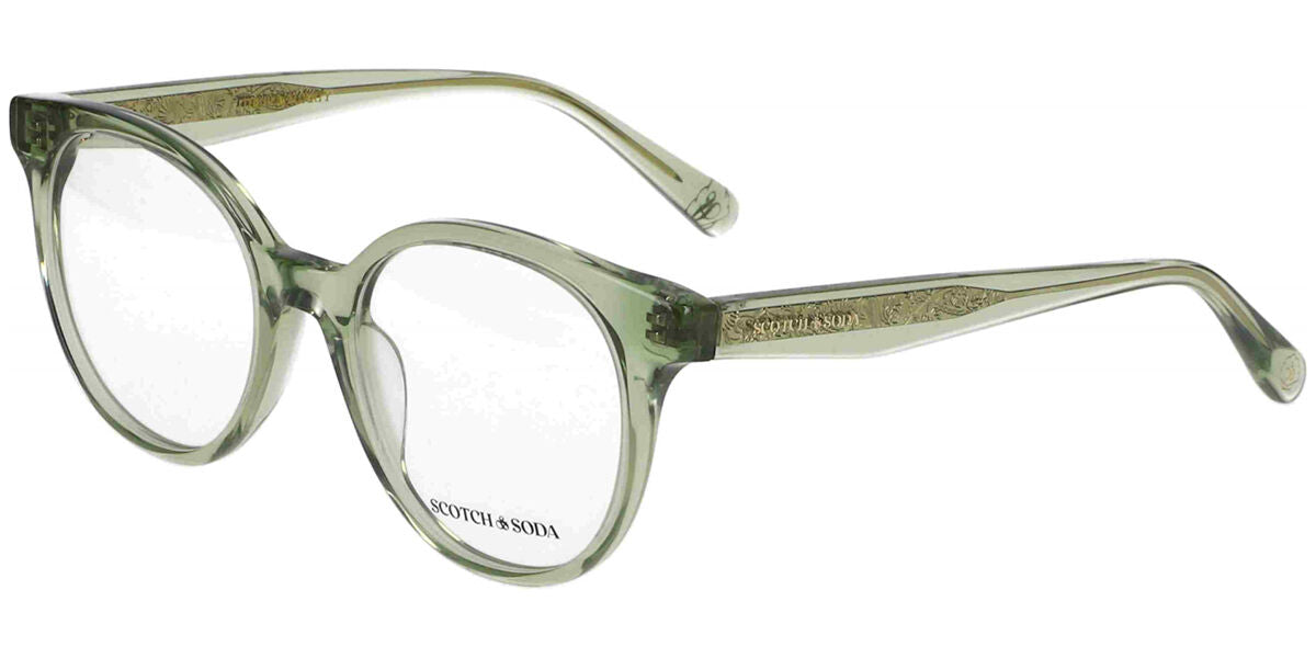 Scotch & Soda 3036 698 Women’s Glasses Green Size 51 - Free Lenses - HSA-FSA Insurance - Blue Light Block Available