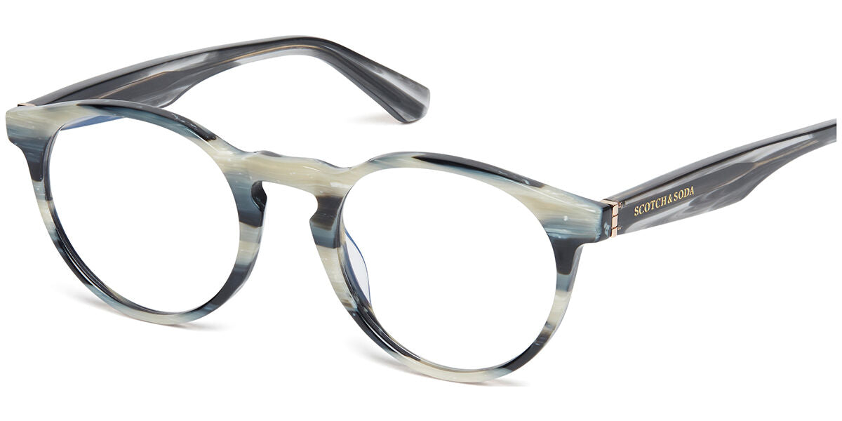 Scotch & Soda 4009 815 Men's Glasses Brown Size 49 - Free Lenses - Blue Light Block Available