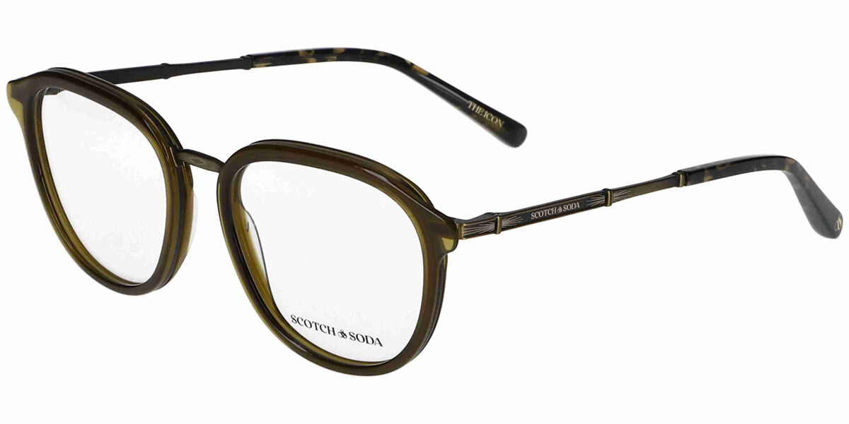 Scotch & Soda 4031 550 Men's Glasses Green Size 52 - Free Lenses - Blue Light Block Available