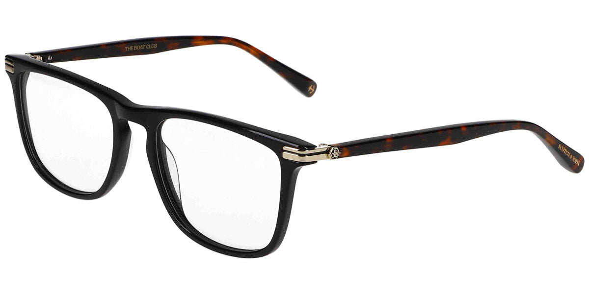 Scotch & Soda 4032 001 Men's Glasses Black Size 54 - Free Lenses - Blue Light Block Available