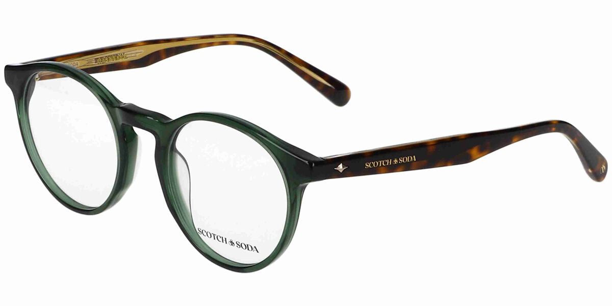 Scotch & Soda 4034 594 Men's Glasses Green Size 49 - Free Lenses - Blue Light Block Available