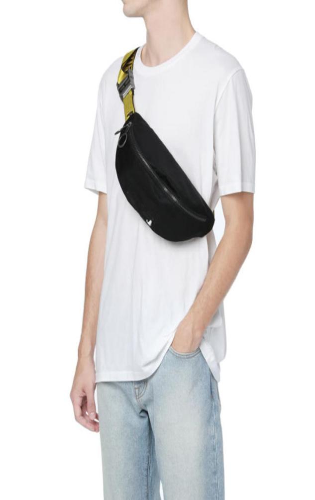 Mobile phone package Brand MINI Men off Yellow chest bag 2021ss canvas belt high white Shoulder Bag skateboard multi purpose satch3729130