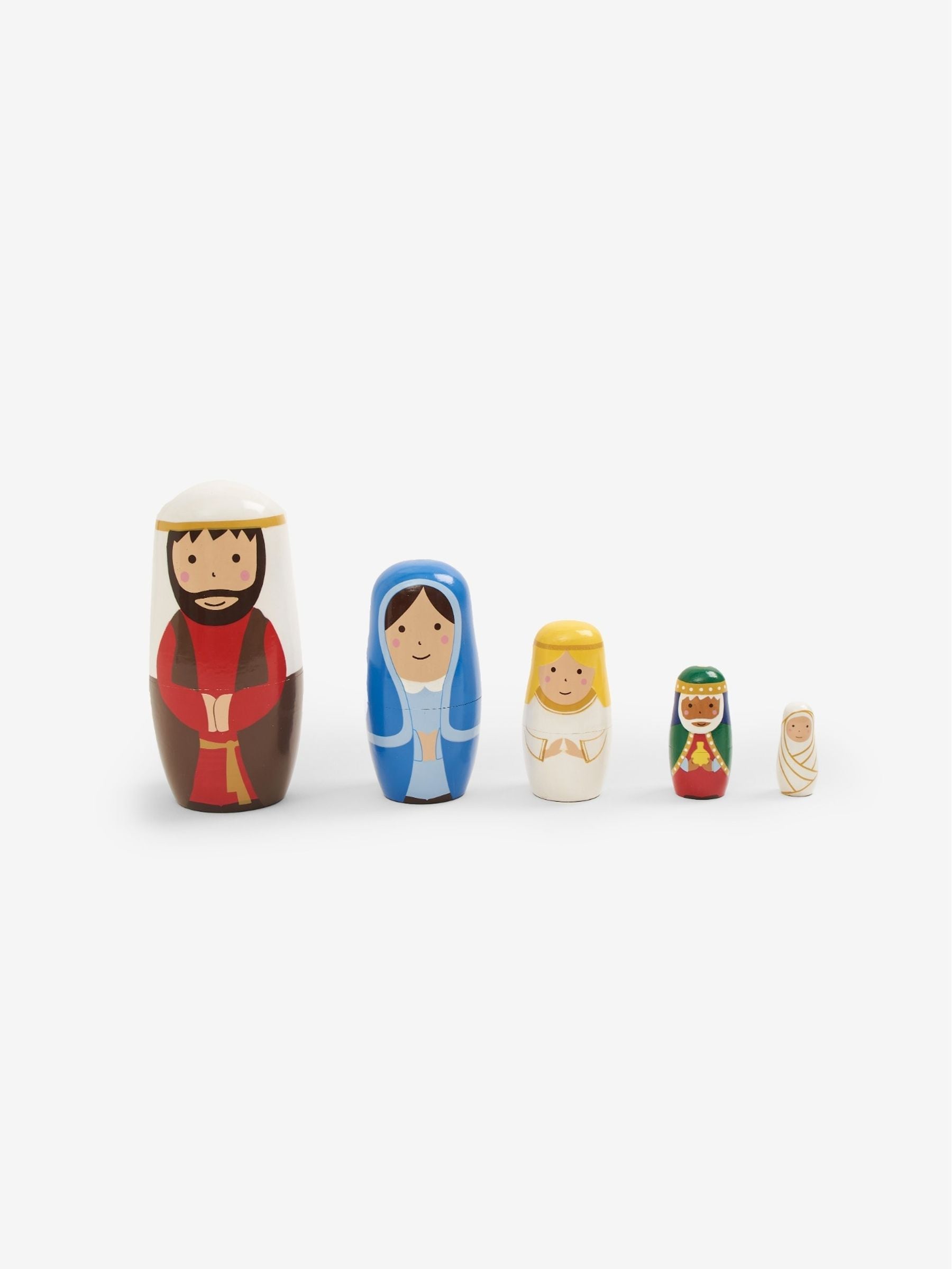 Nativity Wooden Nesting Dolls ONE