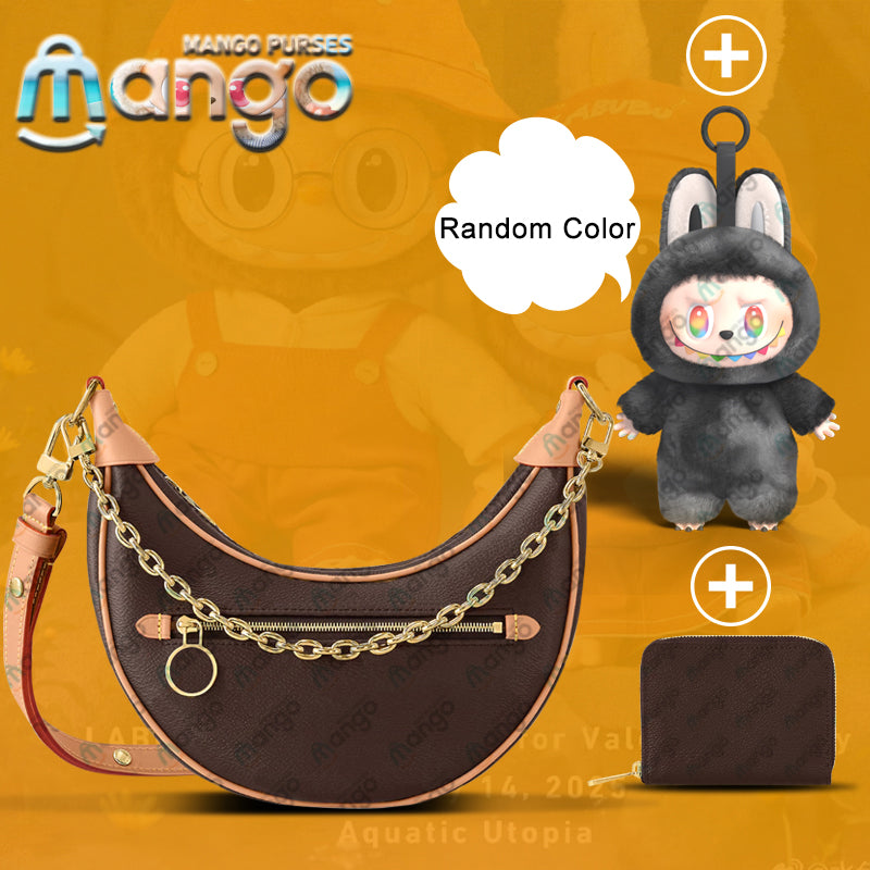 labubu designer bag leather shoulder tote bag crossbody bags for women wallet card holders