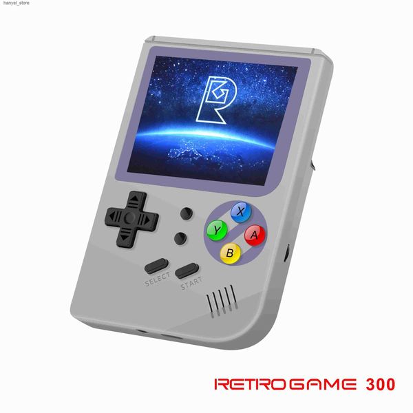 Portable Game Players ANBERNIC RG300 handheld game console retro game player built-in 5000 classic games portable game console 2.8-inch I L2
