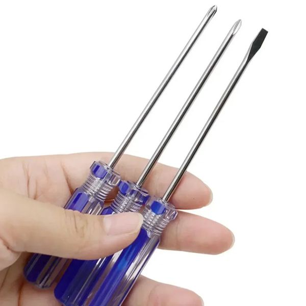 Precision Screwdriver m 4mm Head Slotted Cross Screw Driver Repair Hand Tools For Furniture Mobile Phone Laptop Tool 250108