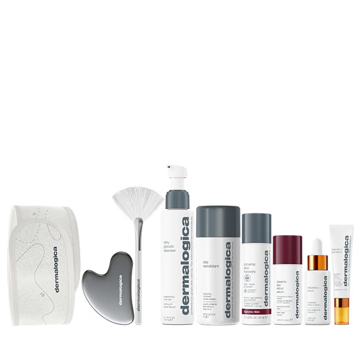 Expertise-sættet Dermalogica: Microfoliant Exfoliating Daily Exfoliating Powder 74 g + Biolumin-C Illuminating Eye Serum 15 ml + Biolumin-C Vitamin C