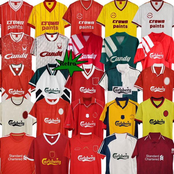 Retro Soccer Jerseys DALGLISH Gerrard 06 07 08 09 SUAREZ 1984 Smicer Alonso 10 11 Vintage Football Shirts 92 93 98 FOWLER TORRES 86 87 89 Ma