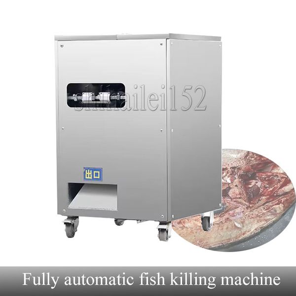 Electrical 220v Small Fish Cleaning Skinning Scaler Viscera Removing Gutting Killing Killer Machine Carp Gutting Machine