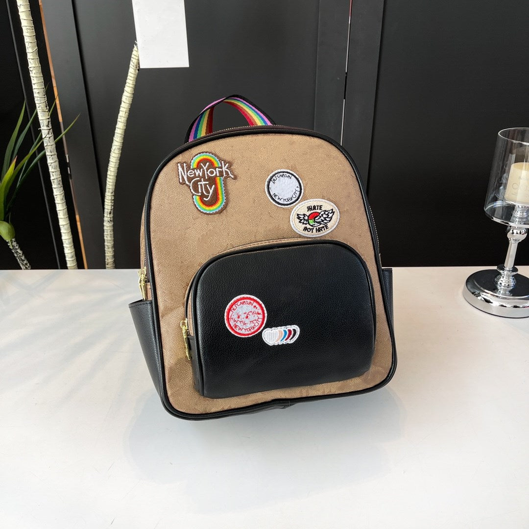 Luxury designer backpack classic collaboration women&#039;s backpack handbag designer large capacity highs quality hiking bag multifunctional backpa