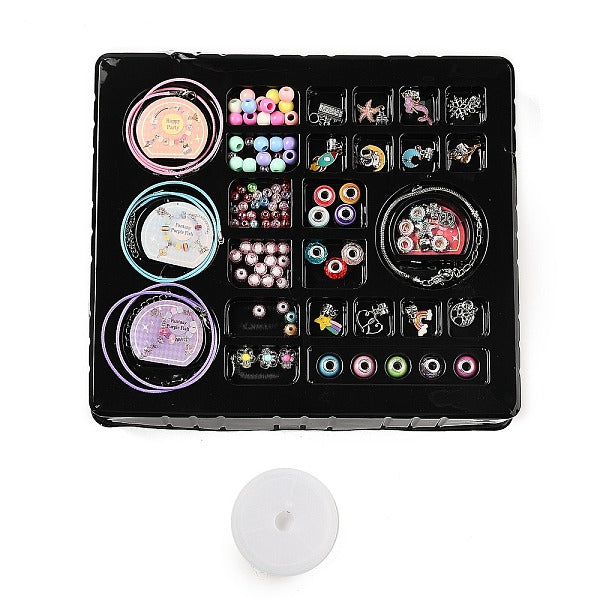 Kits de diy para hacer pulseras y collares de estilo europeo