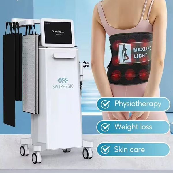 448k Shock Wave Therapy 5d Maxlipo 635nm 940nm Lipo Laser Slimming Belt Eswt Pain Relief Ed Treatment Ret Cet Machine