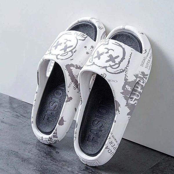 Designer Women Slides Sandals Flat Slippers Platform Denim Beach Jelly Rubber Script Embroidered Summer Fall Mules Outdoor Waterproof woman