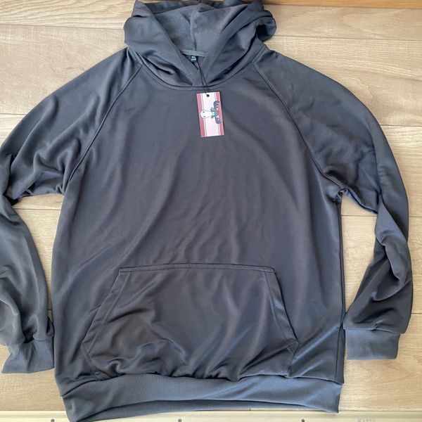 Men&#039;s Breathable Fashion Dark Grey Sportswear Hoodie Knitted Sweater s-XXXL