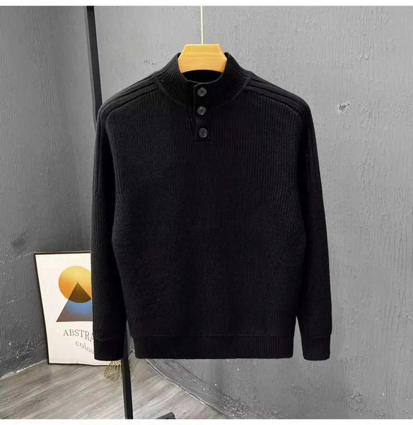 Camisolas masculinos R1107 Moda Menção Menina 2024 Runway Famous Brand Brand European Design Party Style Clothing H241211
