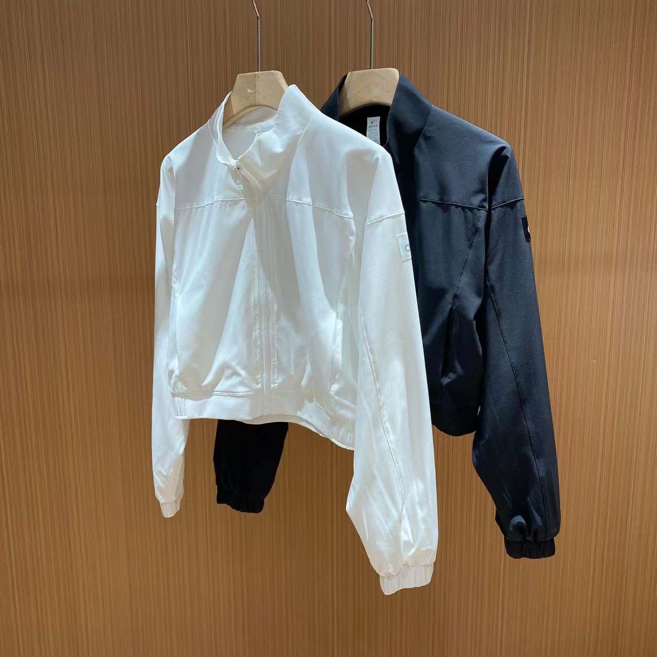 Jacket Women Yoga Womens Workout Sports gym Coat Fitness Jackets Sports Quick Dry Activewear Top Solid Zip Up Sportwear Sunscreen jacket