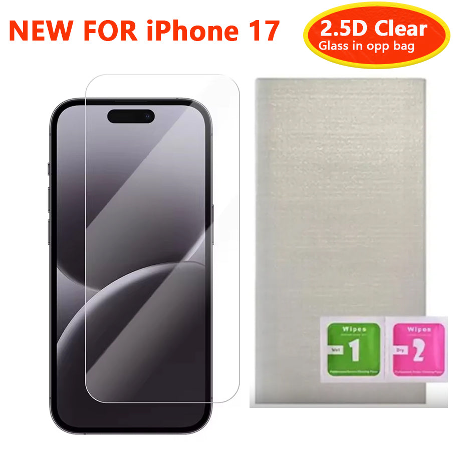 for iphone 17 Wholesale 2.5D Tempered Glass Phone Screen Protector For iPhone 16 14 13 12 11 PRO Max Plus Samsung galaxy A16 A06 A56 A26 A36 A15 A55