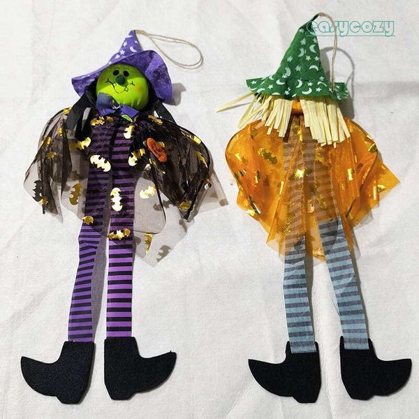 Halloween Pumpkin Witch Hanging Doll Bat Ghost Festival Party DIY Trick Or Treat Happy Halloween Day Doll Ornaments 2024 c8e
