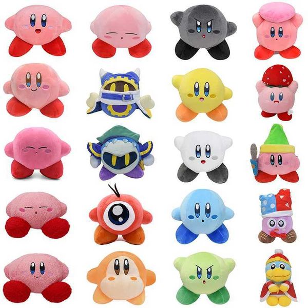 Star Kirby Anime Plush Toys Sword Kirby Magolor Meta Knight Waddle Dee King Dedede Stuffed Peluche Dolls Kawaii Pillow Gifts X241028