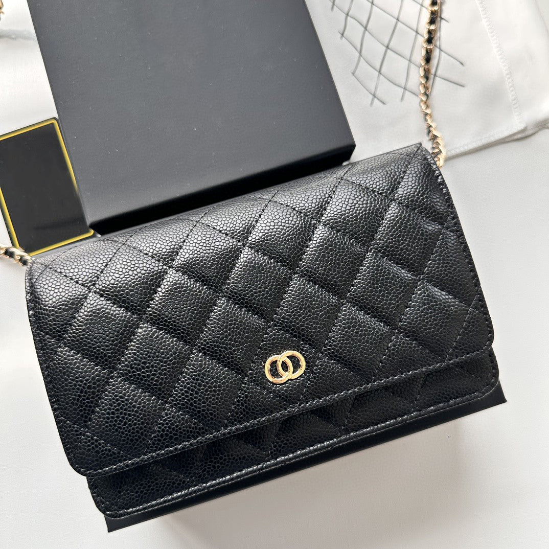 Bags Designer bag luxury shoulder bag handbag wealth bag black gold chain bag crossbody bag high-quality calf leather classic series worth having a