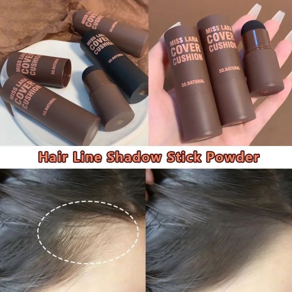 Hair Line Shadow Eyebrow Powder Eyeshadow Stick Waterproof Hair Edge Shadow Eyebrow Powder Coverage Quick Hair Powder Styling
