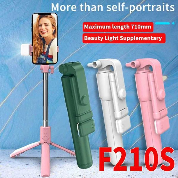 Wireiess Seifie Stick Tripod Stand with Detachabie Remote for iPhone Mobiie Phone Tiktok Live Streaming Y240813