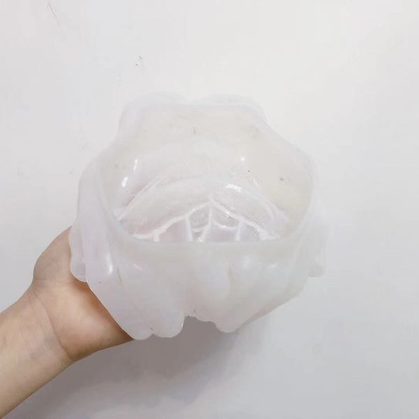 Concrete Hands Silicone Mold Planters Pot Gypsum Forms Epoxy Resin Tray Molds for Trinket Dish New Silicone Mould for Plaster