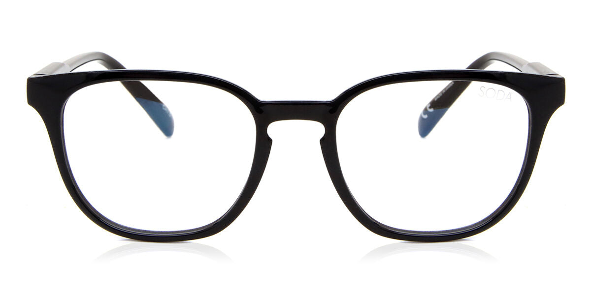 Soda Shades FRANKLIN Black Men's Glasses Black Size 50 - Free Lenses - Blue Light Block Available