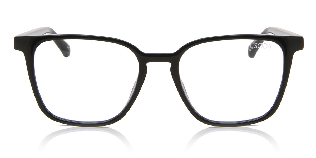 Soda Shades JESSIE Midnight Men's Glasses Black Size 54 - Free Lenses - Blue Light Block Available