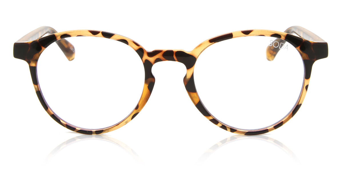 Soda Shades JOHNNY Tortoise Men's Glasses Tortoiseshell Size 49 - Free Lenses - Blue Light Block Available