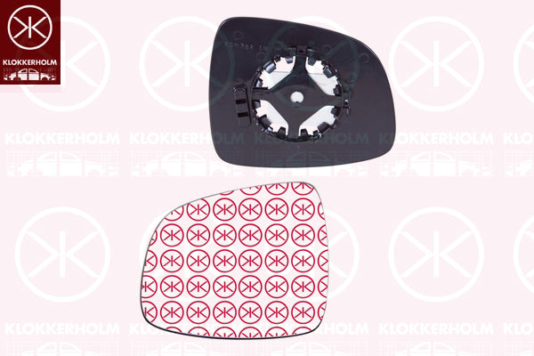 Mirror Glass, exterior mirror KLOKKERHOLM 68351064