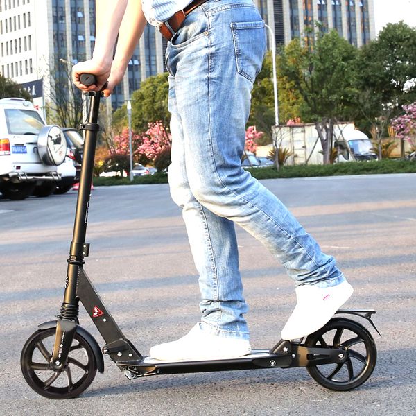 Fold Double Brake System Adults City Scooter With Disk Brake Or Other Type For Available