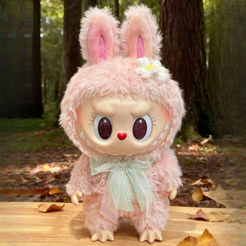 Big Labubu Doll Large Mokoko Close To Sweet 38Cm Vinyl Plush Toy Cute Blind Box Labubus Gift Collectible Pop C251010