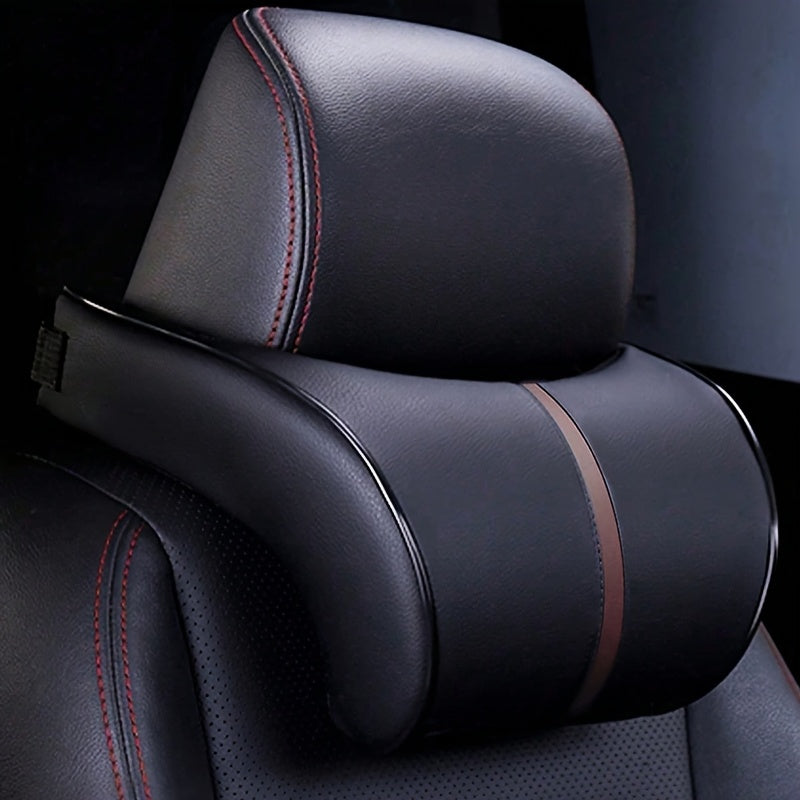 TEMU [tzyk-3d-tz-black] Car Rest Memory Foam Neck Pillow, Interior Accessories, Lumbar Support, Car Pillow, Protector