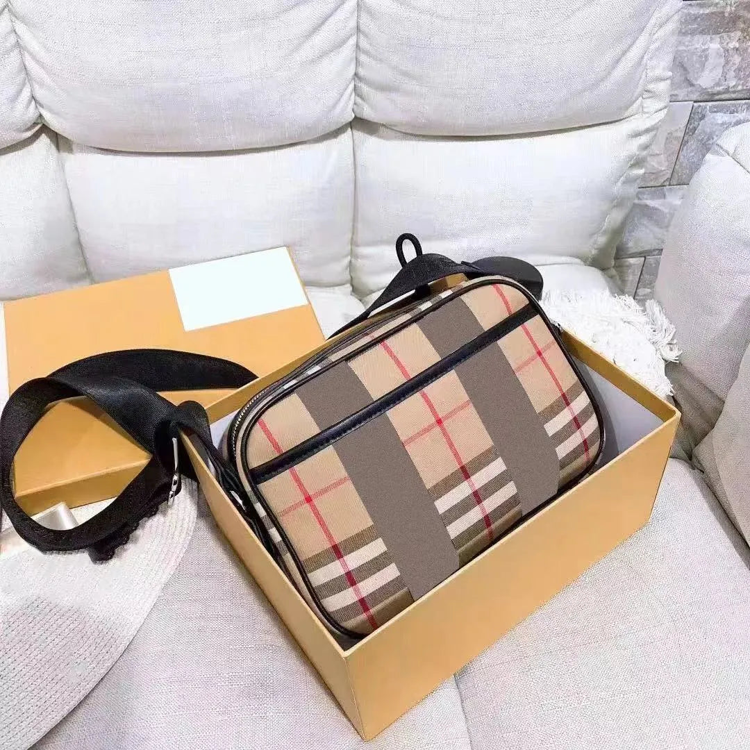 Shoulder Bag Flap Canvas Luxury Designer Vintage Camera Bags Cross body Retro Leather Classic Stripes Wallet Purses Handbag Tote Clutch Black 2025