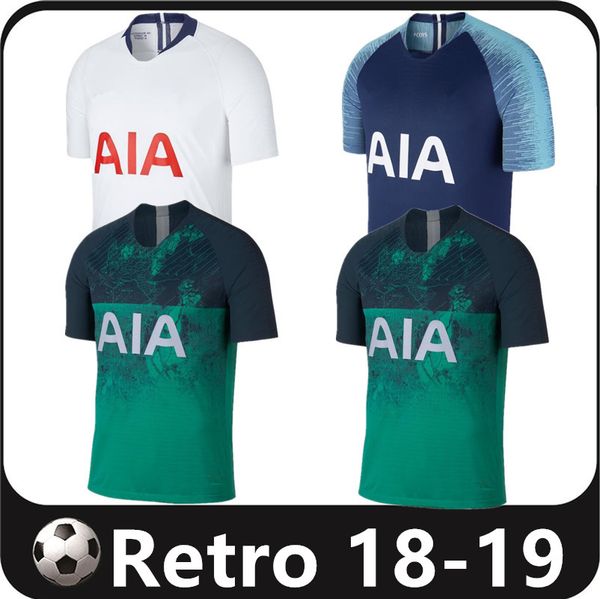 18 19 SPURS Men kit KANE SON DELE BALE soccer jersey home 3rd HOJBJERG BERGWIJN SPURS LO CELSO green LUCAS football shirts uniforms adult Yo
