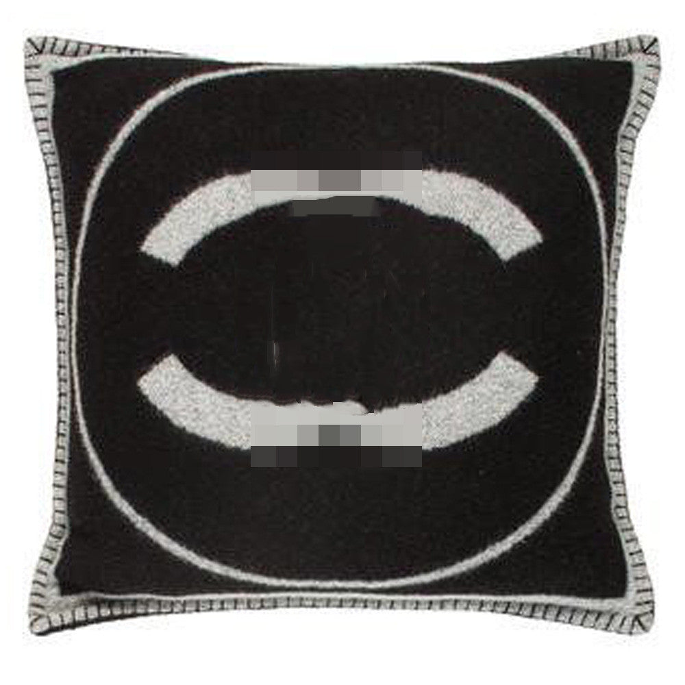 New Woven Jacquard Ins Pillow Cover Cushion Sofa Wool Pillow Nordic Home Pillowcase Knitted