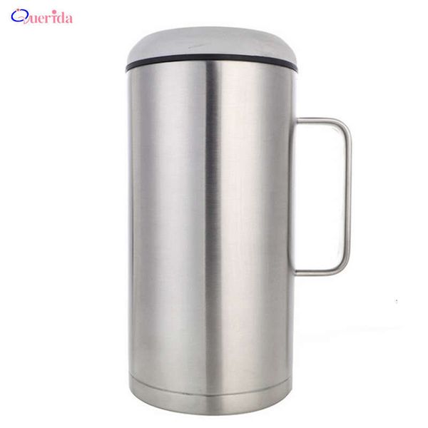 40Oz Double Wall Thermos Bottle Vacuum Stainless Steel With Handle Travel Coffee Beer Thermal Mug Cold Storage Drinkware