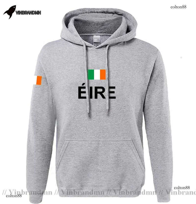 Men&#039;s Hoodies & Sweatshirts Ireland Men Sweatshirt Sweat Hip Hop Streetwear Socceres Jerseyes Footballer Tracksuit Nation Irish Flag Eire IE