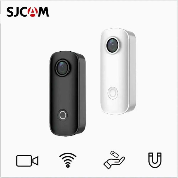 Sports Action Video Cameras SJCAM C100 Plus Action Camera 4K 30M Waterproof 24G WiFi Action Sport Action Cam EIS Bicycle Sports DV Camerahel