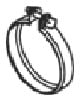 Clamping Piece, exhaust system DINEX 68899