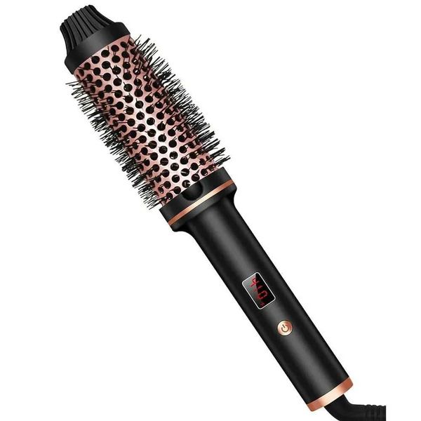 3-in-1 ion curling iron straightener professional curling iron hair brush anti slip hot brush curling iron M241022