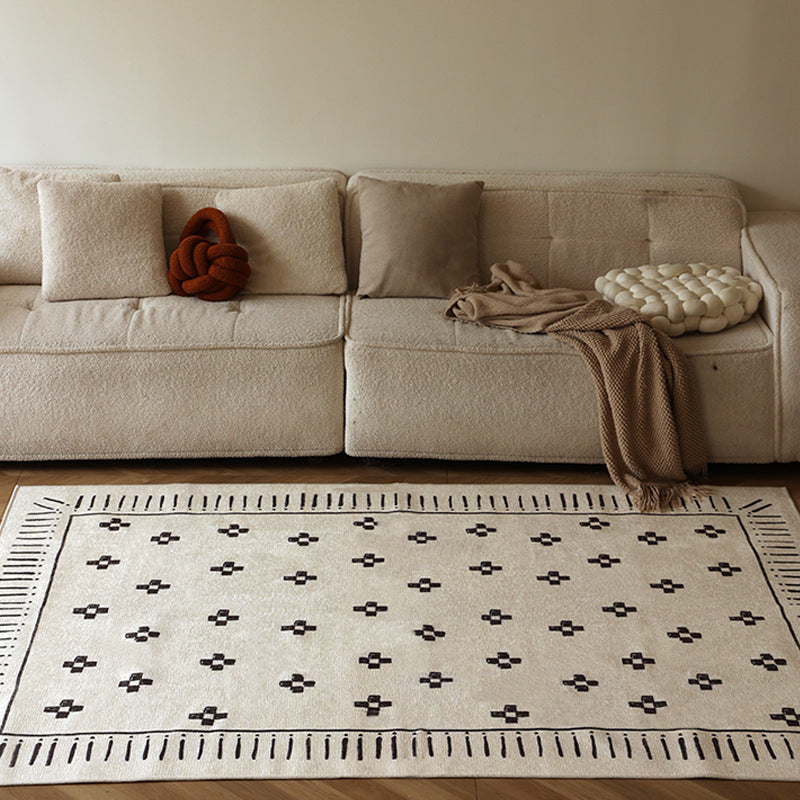 Simple Carpet Living Room Dirt-resistant and Easy To Care for Wabi-sabi Style Minimalist Modern Bedroom Sofa Coffee Table Floor Mat