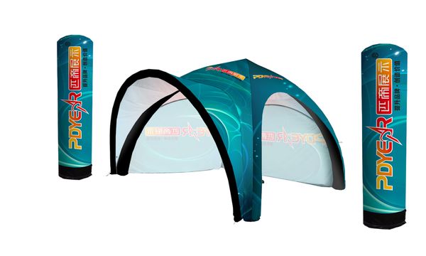 Pop Up Waterproof Canopy Tent Custom Printing outdoor Advertising Giant Spider Marquee inflatable event tent