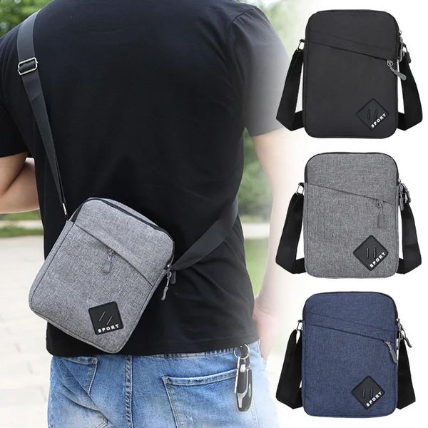 Mens Messenger Bag Crossbody Shoulder Bags Men Small Sling Pack For Work Business Waterproof Oxford Packs Satchel Purse 240906