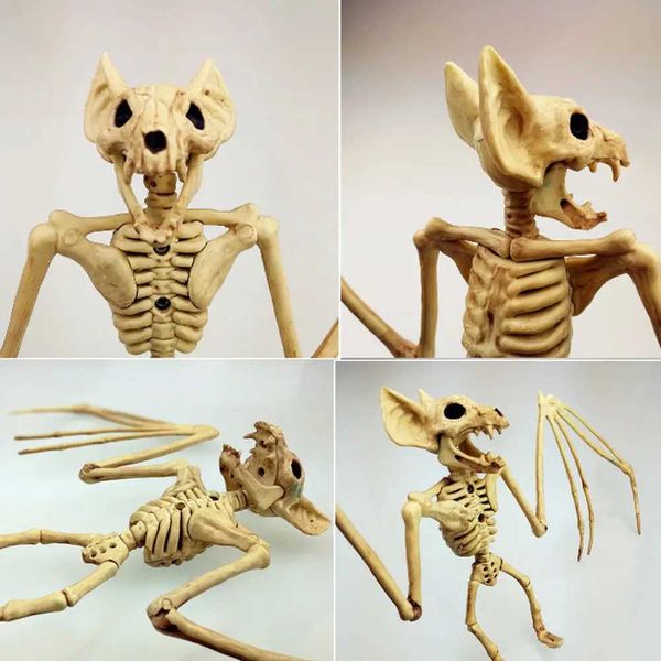 Halloween Skeleton Tool Holiday Party Accessories 30*17*5cm Room Escape Holiday Tricky Gadget Terror Plastic Halloween Skeleton CL240819