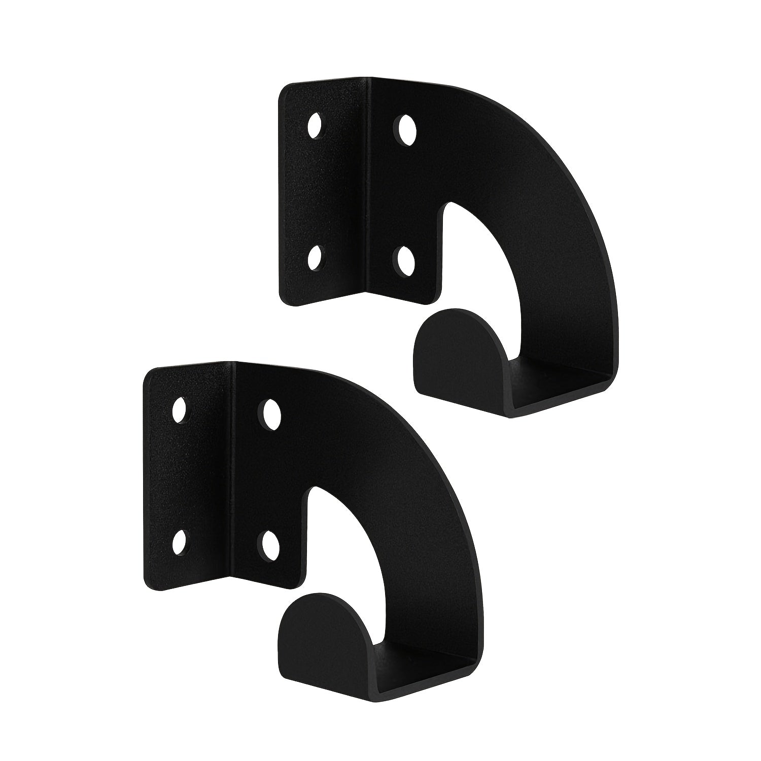 TEMU 2pcs Heavy Duty Stainless Wall Mount Holder With Tool Storage Rack - Heavy-duty Garage Workshop Organizer, Space-saving Vertical-horizontal Saw