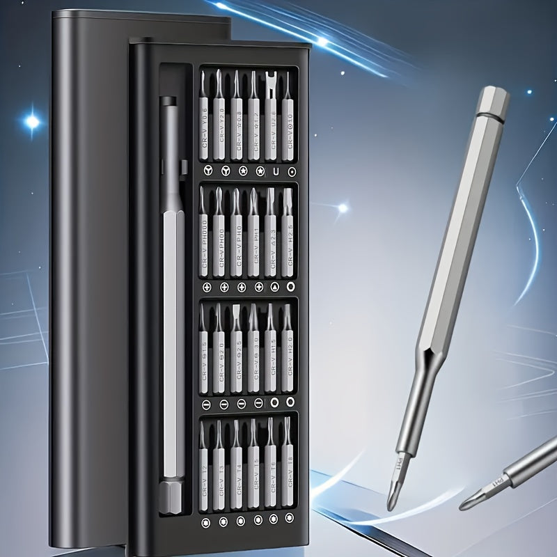 TEMU 25 Precision , Multi-functional Repair Tools, Suitable For Disassembling Mobile Phones And Tablets, Made Of Durable Plastic, With Aluminum Alloy