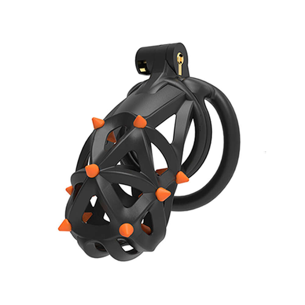 Homemade Spines Chastity Belt Locked Urethral Sissy Chastity Cage Flat Cuckold Micro Cock Silicone Male Chastity Cage for Men