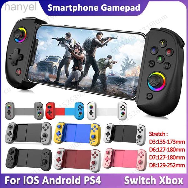 Game Controllers Joysticks Wireless Bluetooth Controller for iOS Android Smartphone Gamepad for Pubg Controller Telescopic Gamepads for Swit